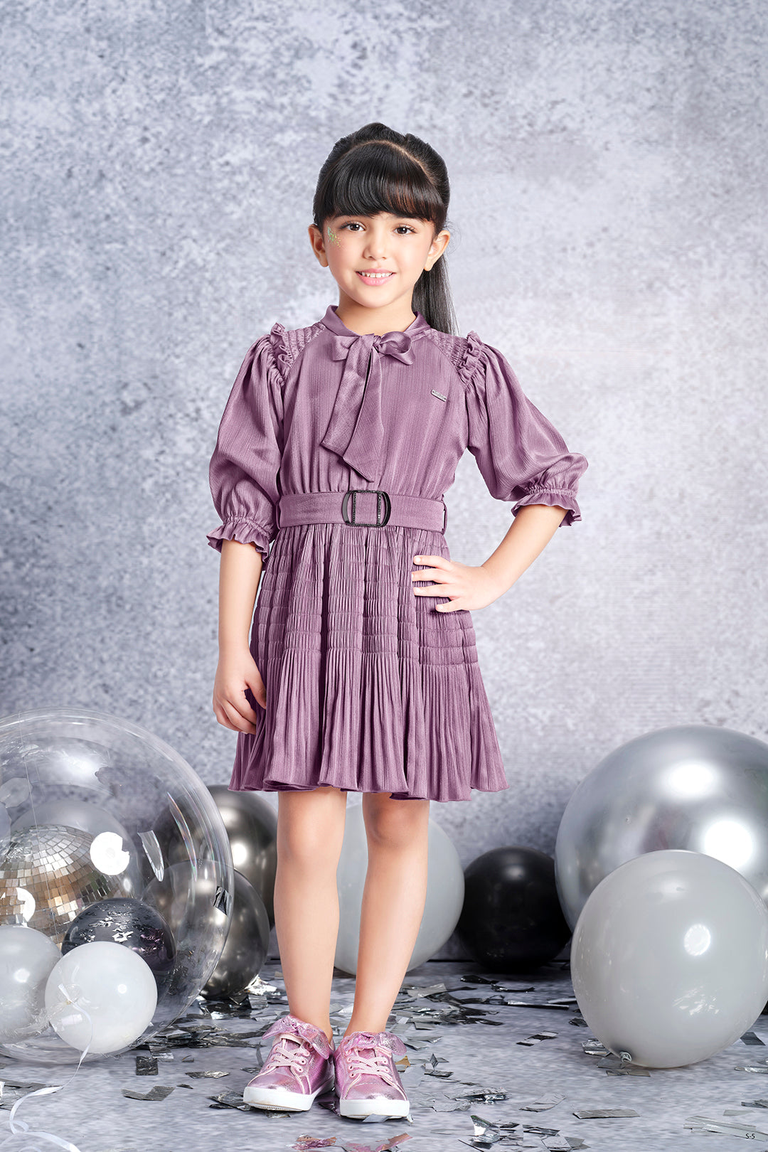 Tiny Baby Pink Colored Dress - Main Image