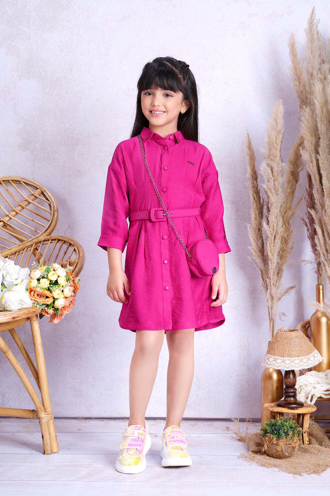 Tiny Baby Pink Colored Dress