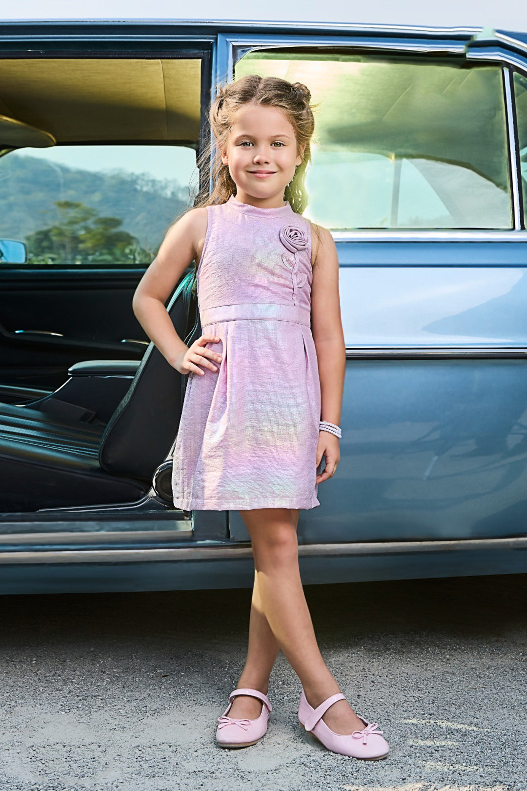 Tiny Baby Lilac Colored Dress