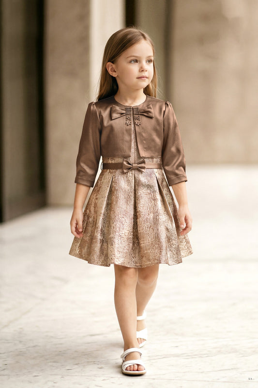 Tiny Baby Brown Colored Dress