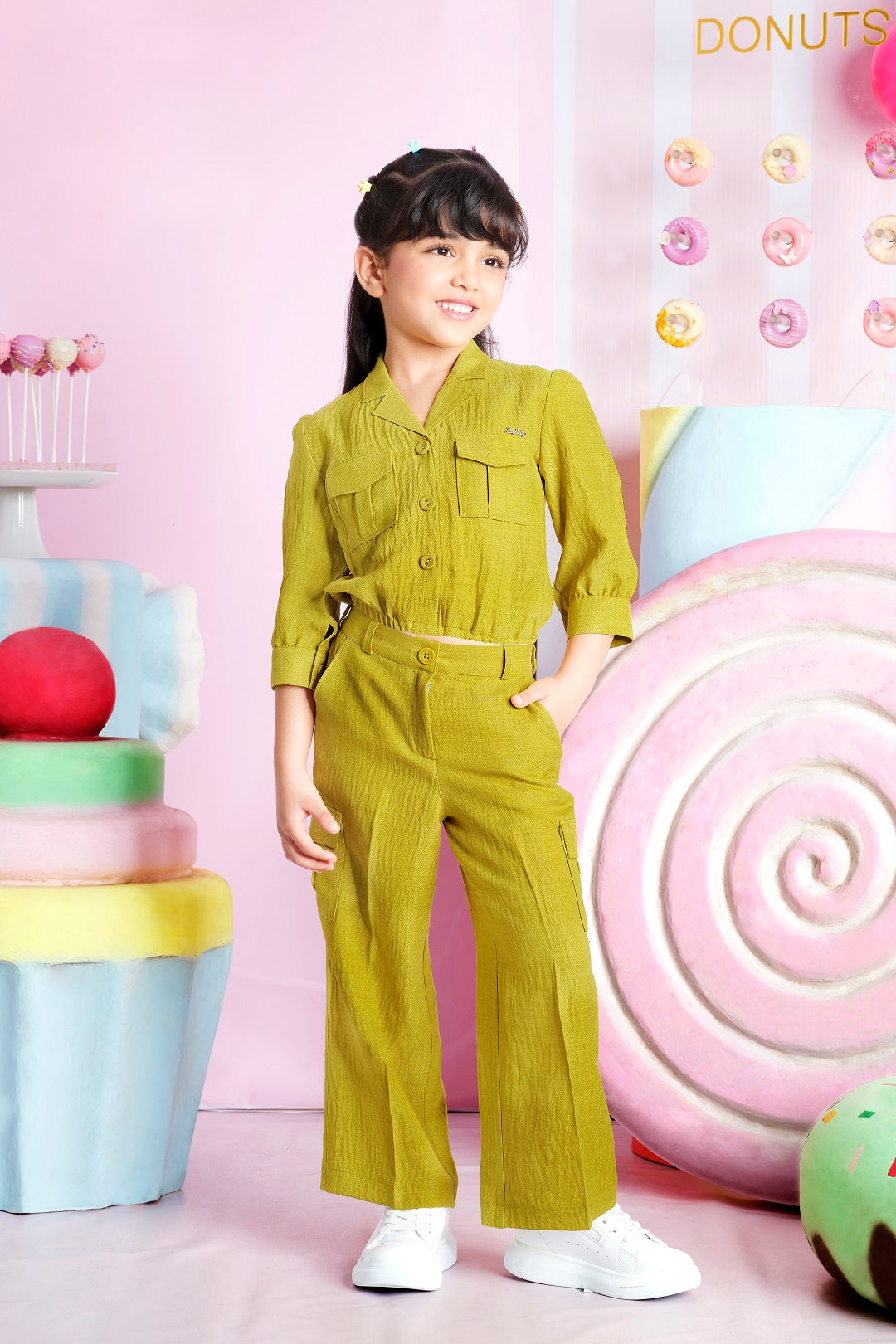 Tiny Baby Yellow Colored Pant Set