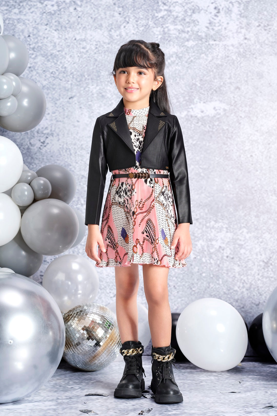 Tiny Baby Black Colored Dress