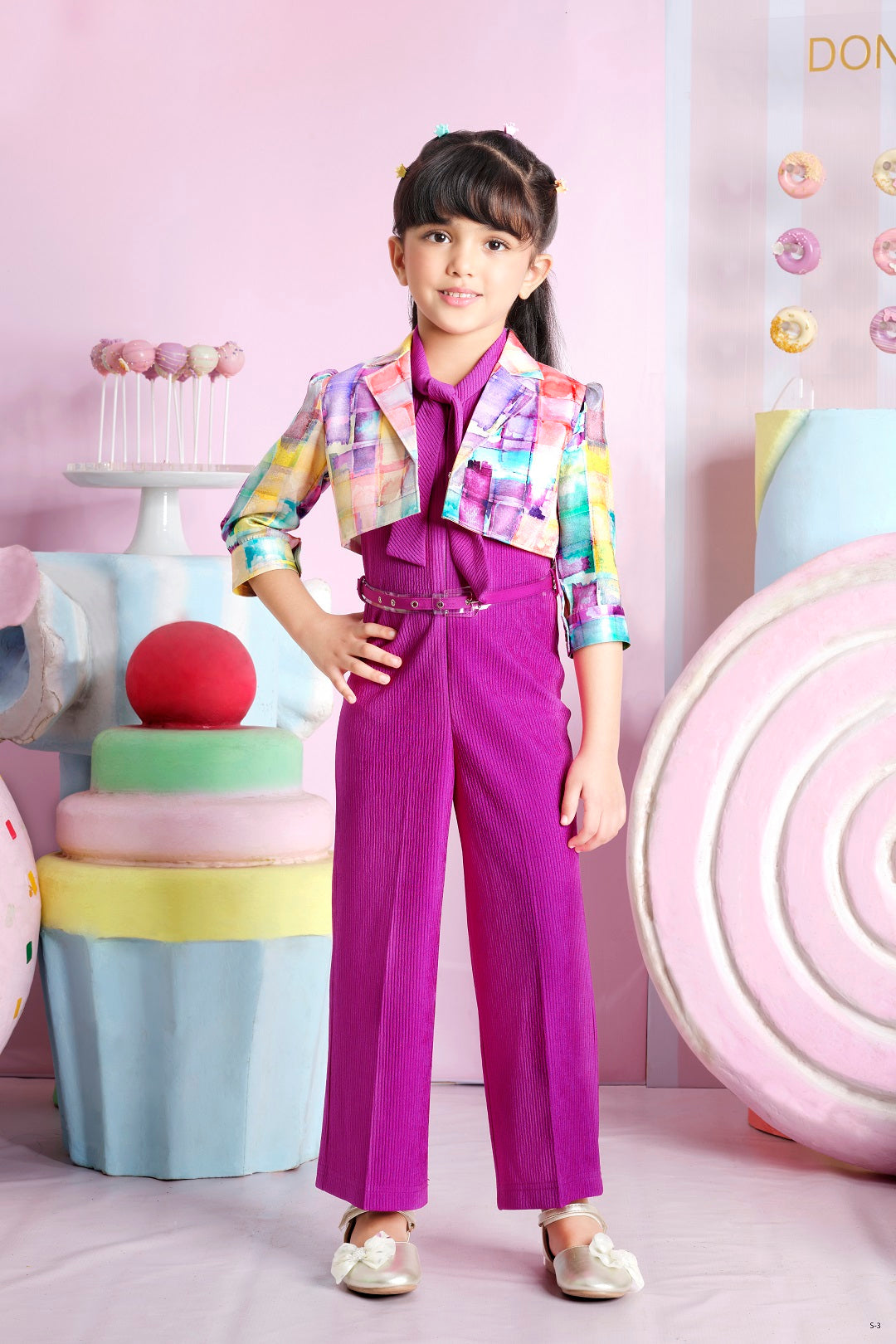 Tiny Baby Fuchsia Colored Jumpsuit