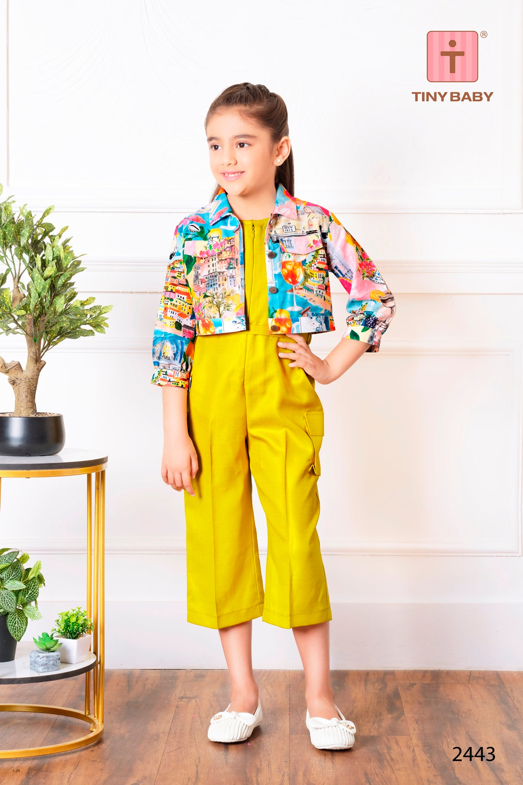 Tiny Baby Mustard Colored Jumpsuit