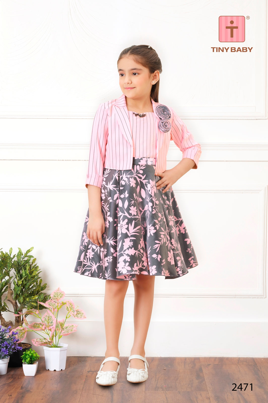 Tiny Baby Pink Colored Dress