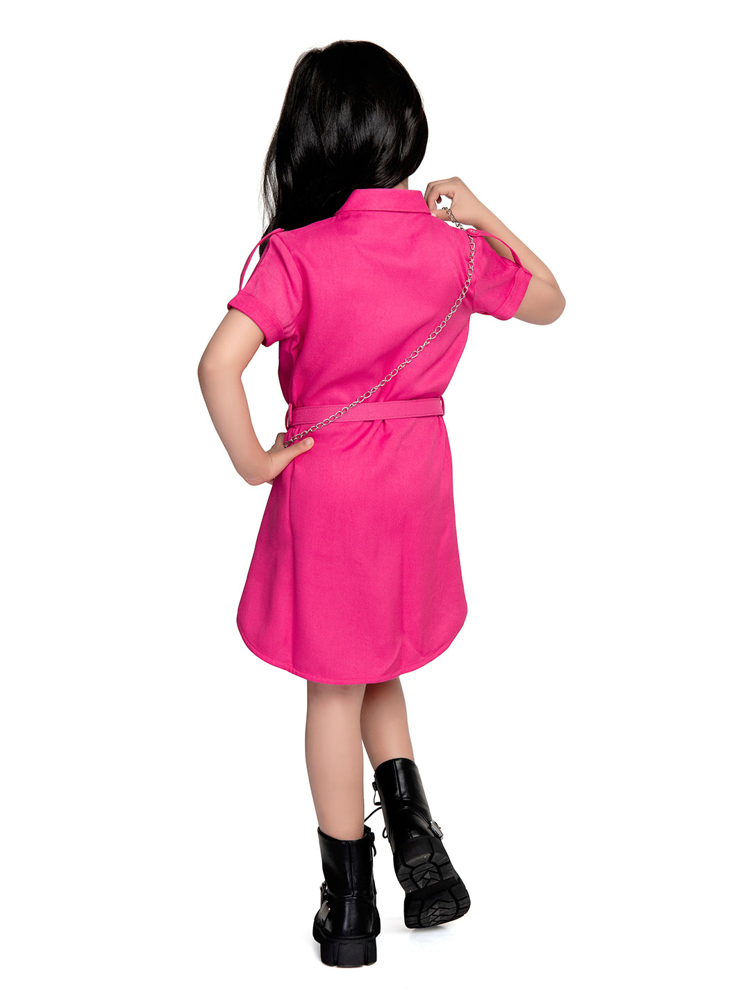 Tiny Baby Neon Pink Dress