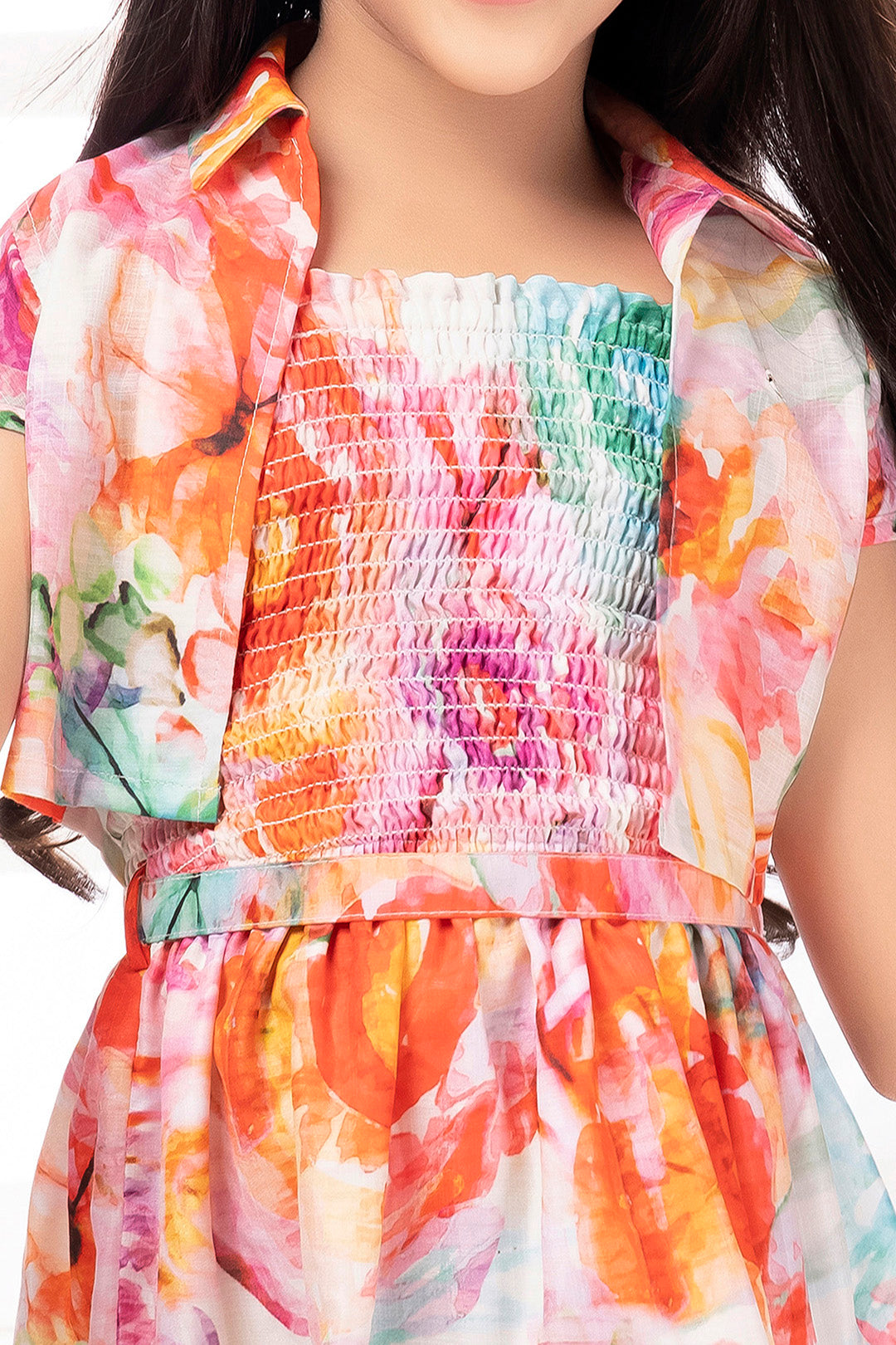 Tiny Baby Orange Colored Dress