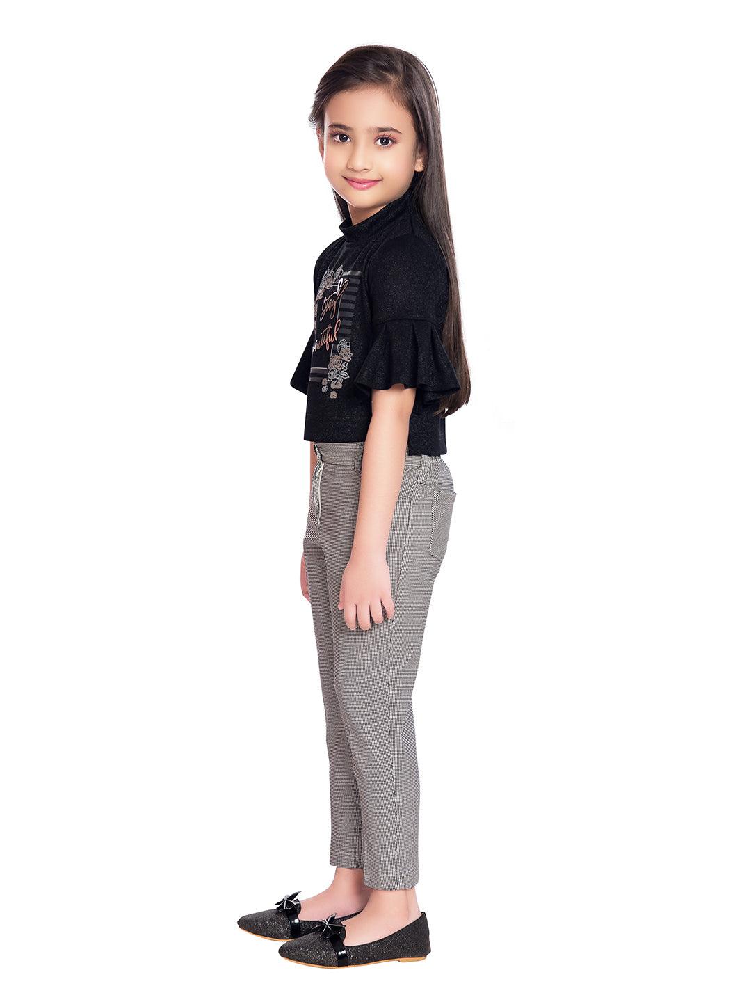 Tiny Baby Black Colored Pant Set - 1966-Black - TINY BABY INDIA shop.tinybaby.in