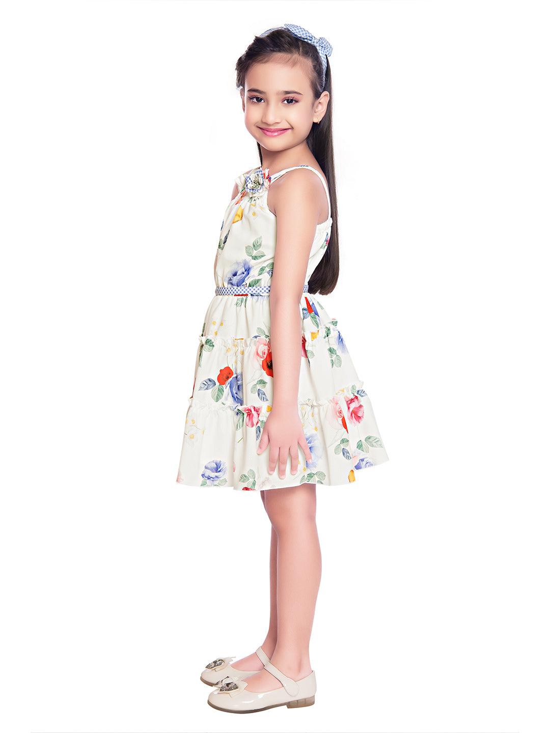 Tiny Baby Cream Colored Dress - 1999-Cream - TINY BABY INDIA shop.tinybaby.in
