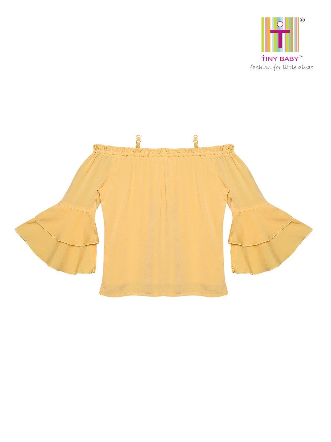 Tiny Baby Yellow Colored Top - TINY BABY INDIA shop.tinybaby.in