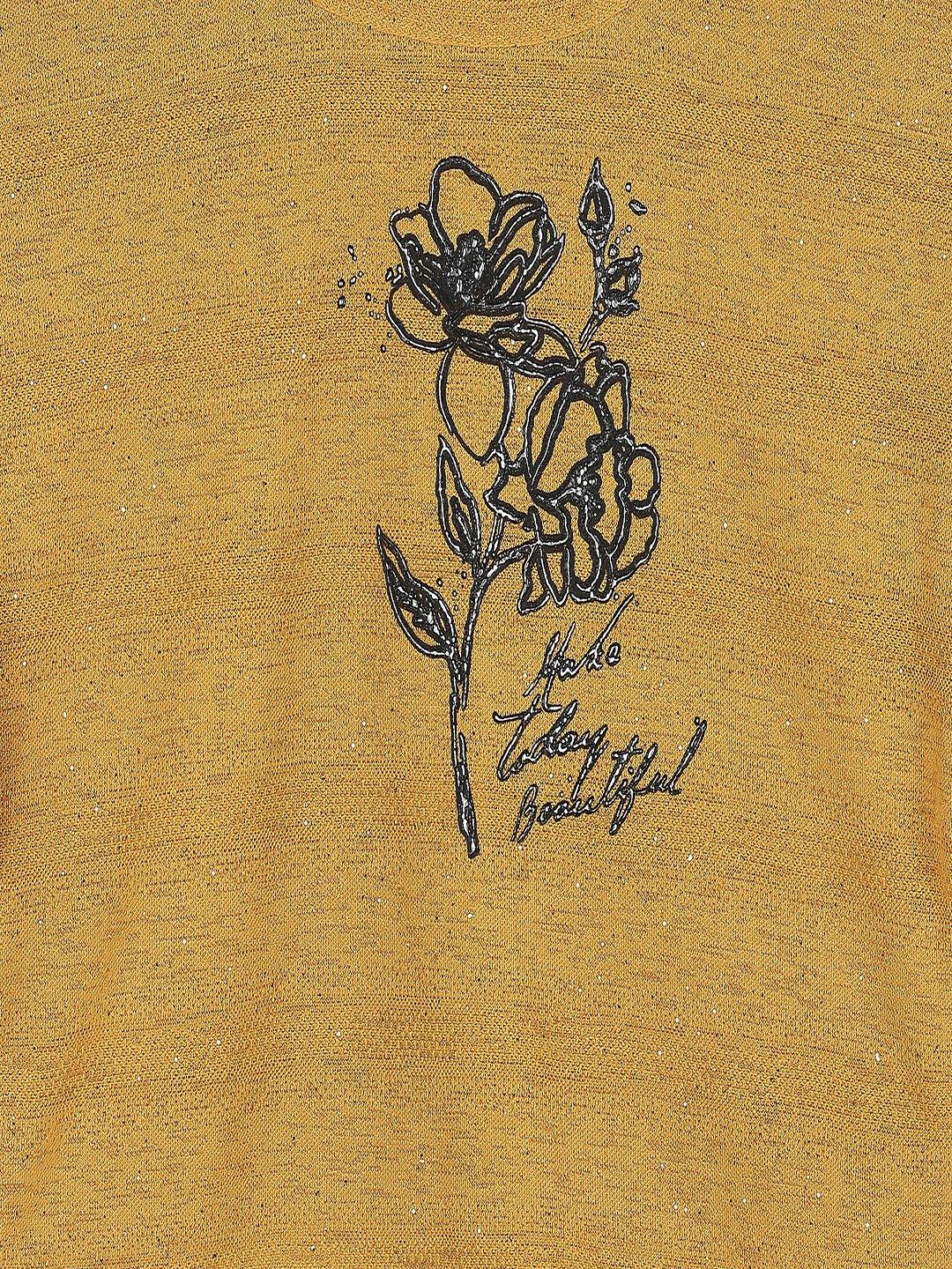 Tiny Baby Mustard Colored Top T-103-Mustard - TINY BABY INDIA shop.tinybaby.in