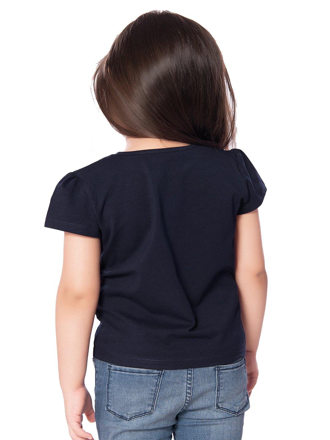Tiny Baby Navy Blue Colored Top - T-105 Navy Blue - TINY BABY INDIA shop.tinybaby.in