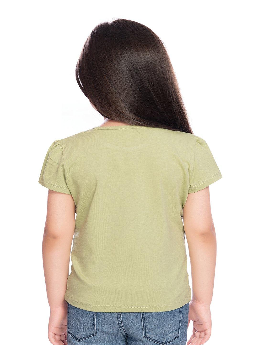 Tiny Baby Green Colored Top - T-106 Green - TINY BABY INDIA shop.tinybaby.in
