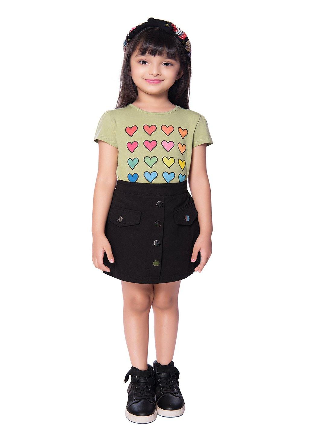 Tiny Baby Green Colored Top - T-107 Green - TINY BABY INDIA shop.tinybaby.in