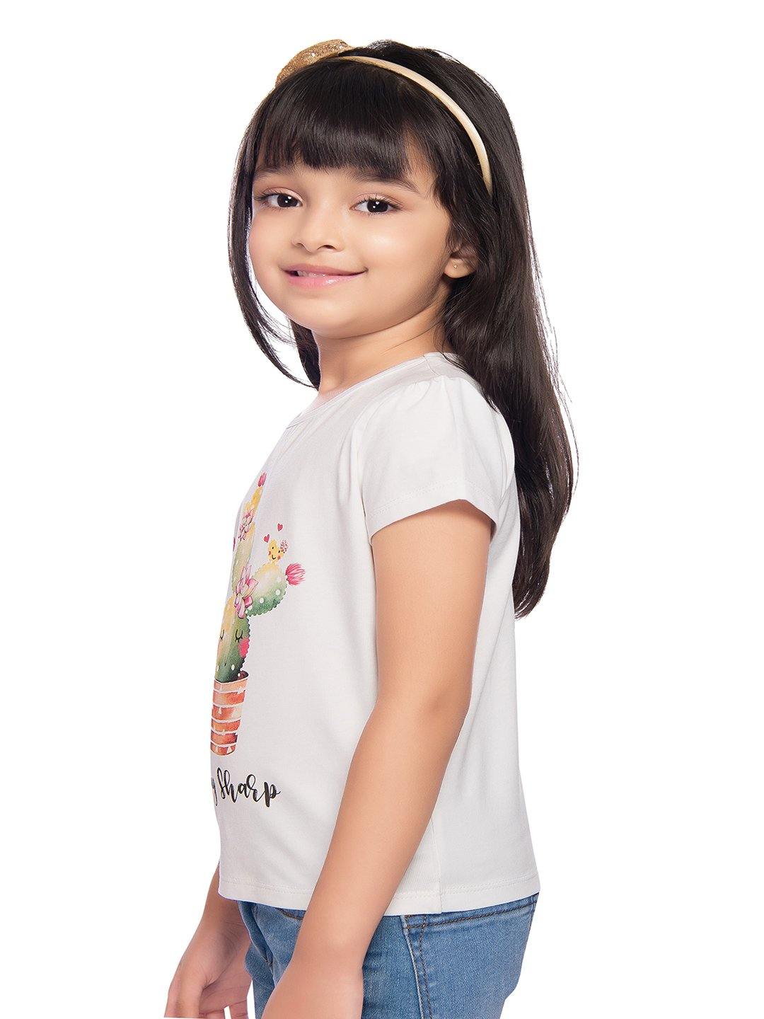 Tiny Baby White Colored Top - T-110 White - TINY BABY INDIA shop.tinybaby.in