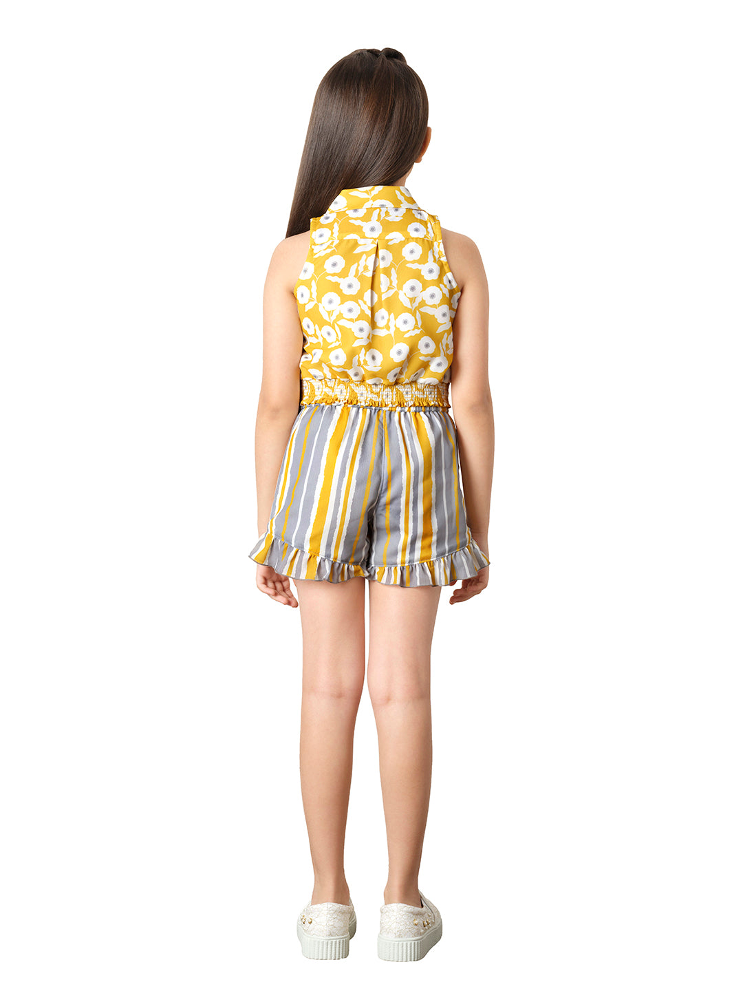 Tiny Baby Yellow Coloured Short Set