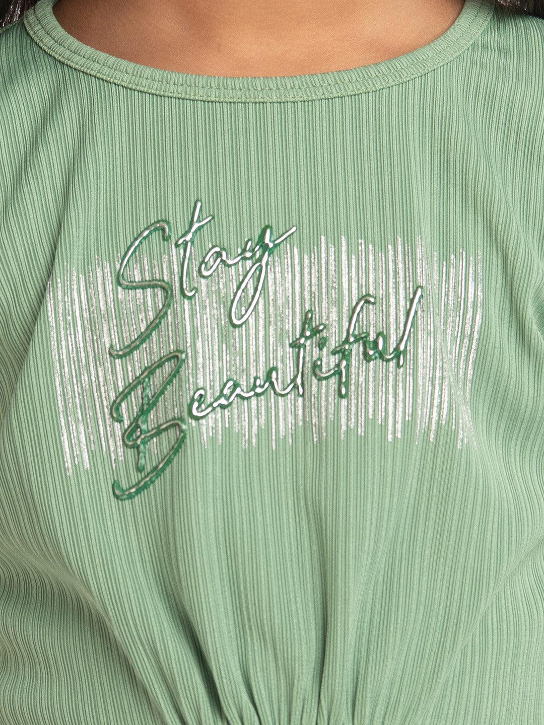 Tiny Baby Green Colored Culottes-2090 Green - TINY BABY INDIA shop.tinybaby.in