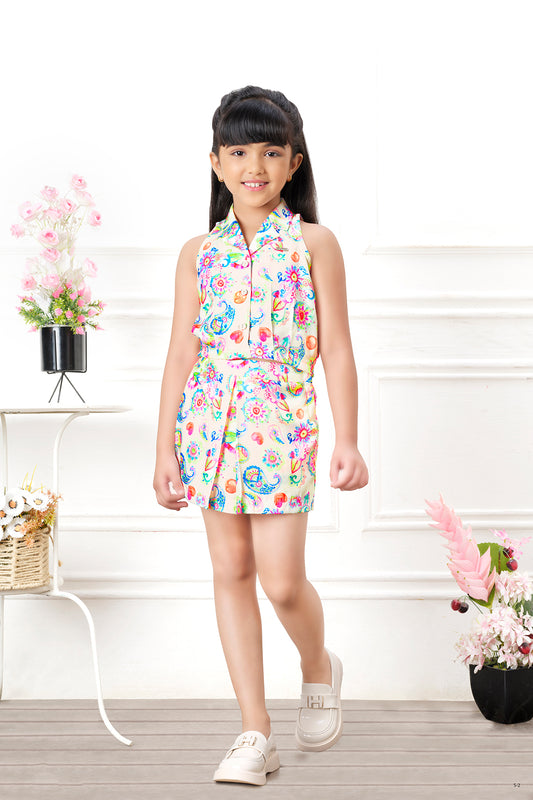 Tiny Baby Cream Colored Short Set