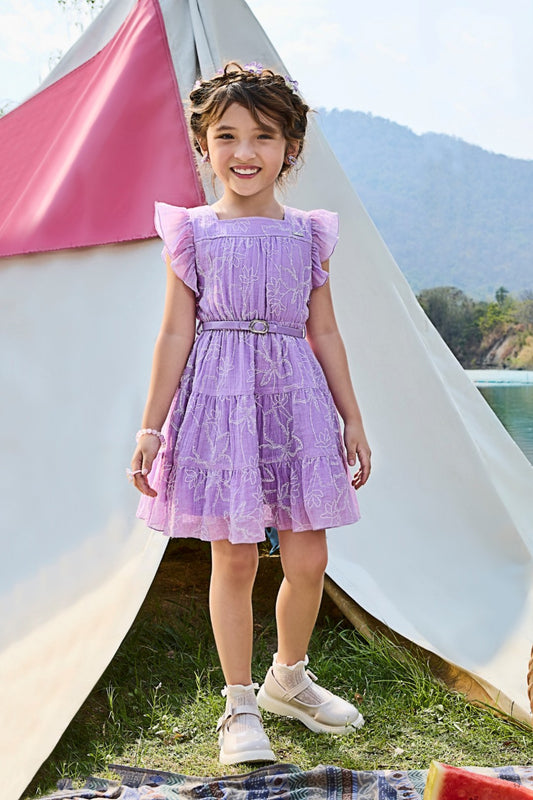 Tiny Baby Purple Colored Dress