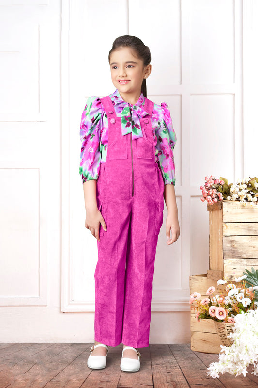 Tiny Baby Fuchsia Colored Jumpsuit