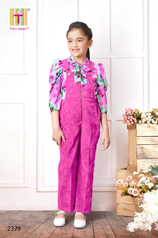 Tiny Baby Fuchsia Colored Jumpsuit