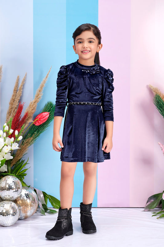 Tiny Baby Blue Colored Dress