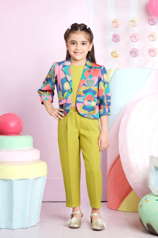 Tiny Baby Yellow Colored Pant Set