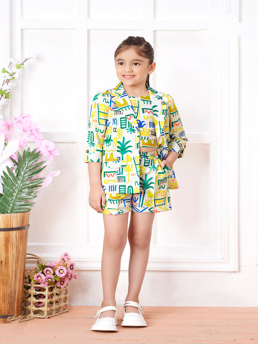 Tiny Baby Yellow Colored Short Set