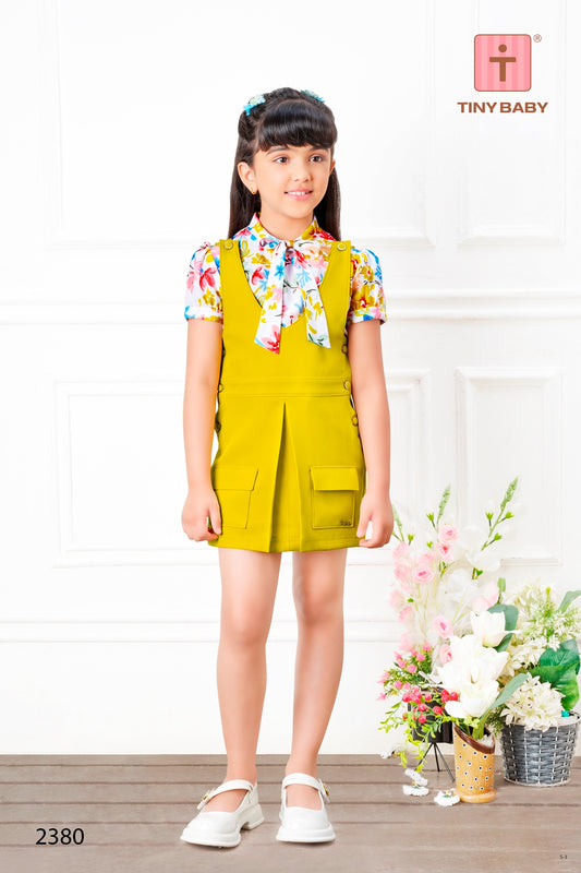 Tiny Baby Mustard Colored Jumpsuit