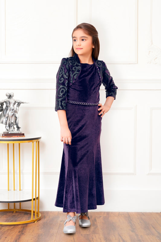 Tiny Baby Wine Colored Gown