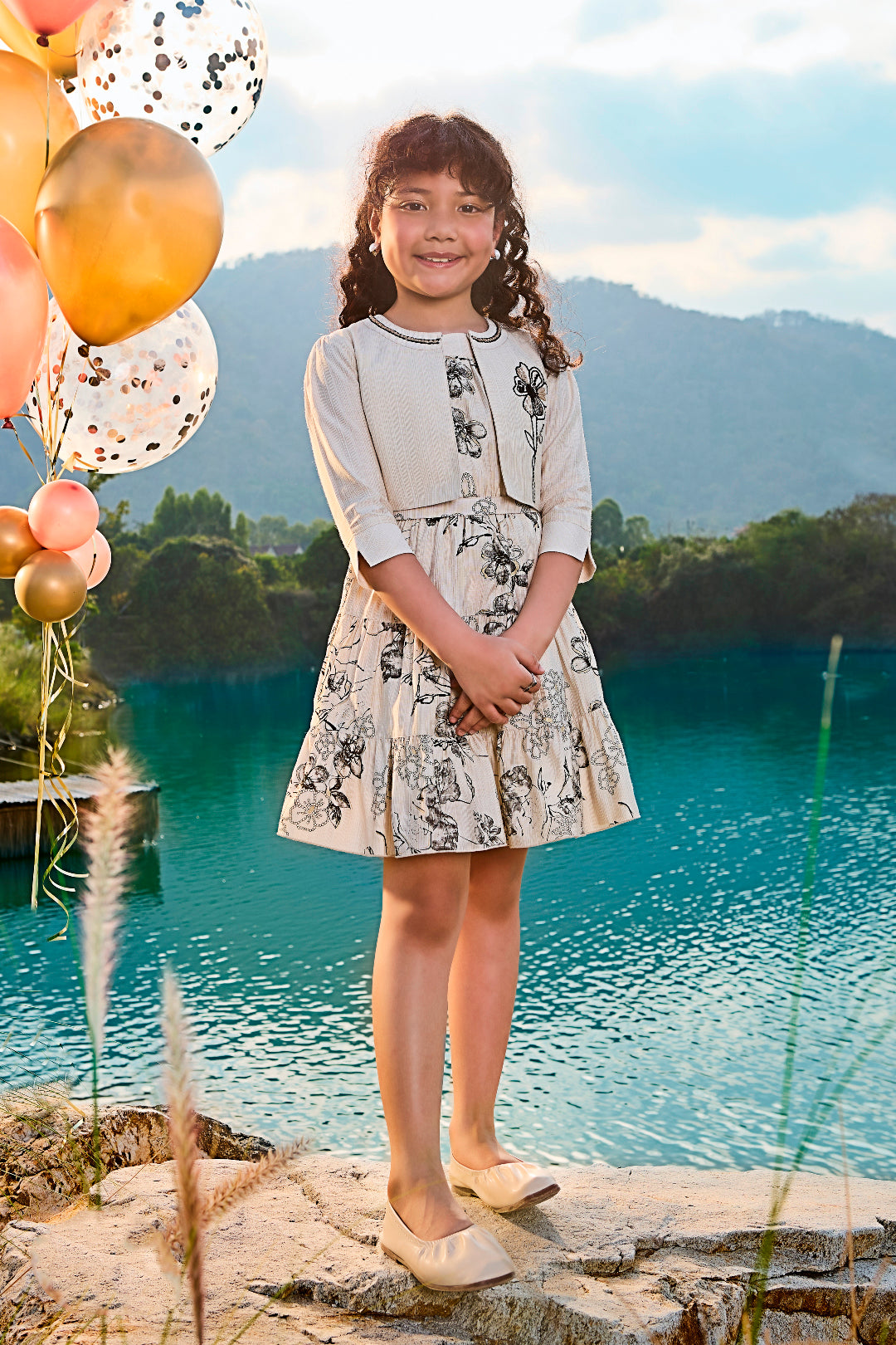 Tiny Baby Cream Colored Dress