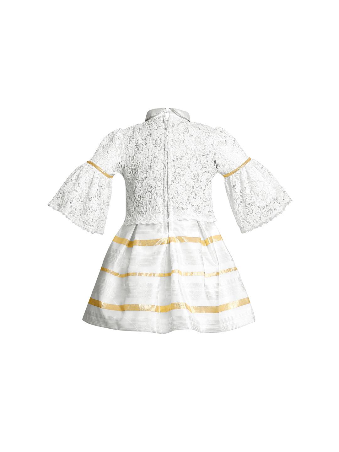 Tiny Baby White Coloured Dress - 1872 - TINY BABY INDIA shop.tinybaby.in