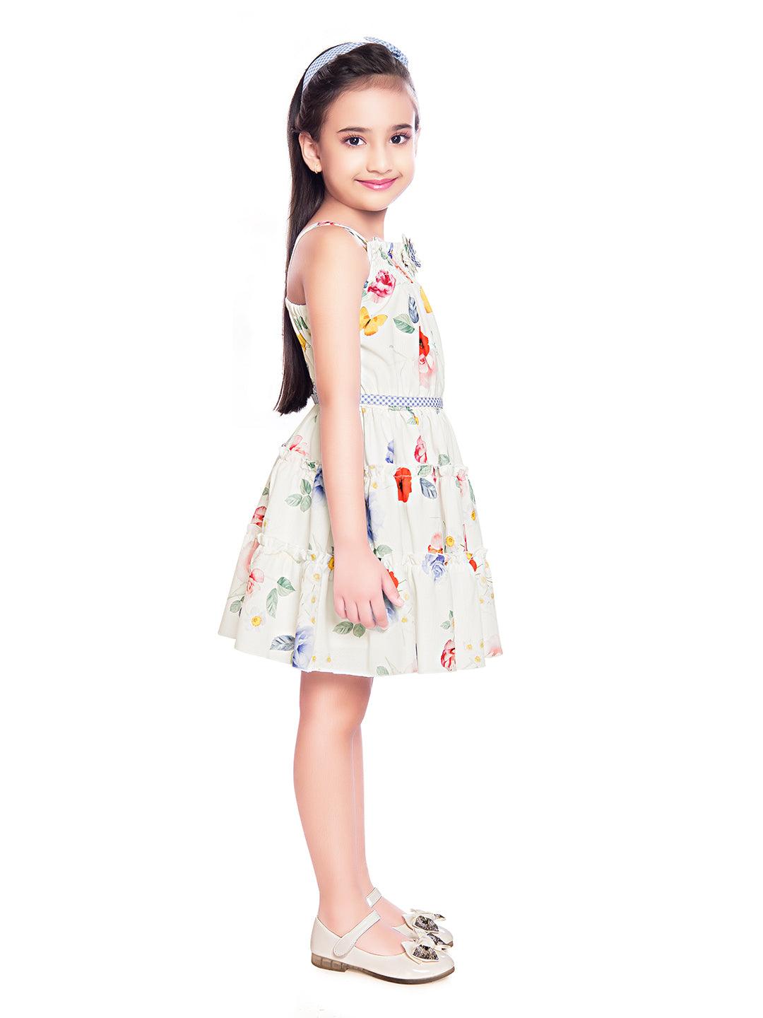 Tiny Baby Cream Colored Dress - 1999-Cream - TINY BABY INDIA shop.tinybaby.in