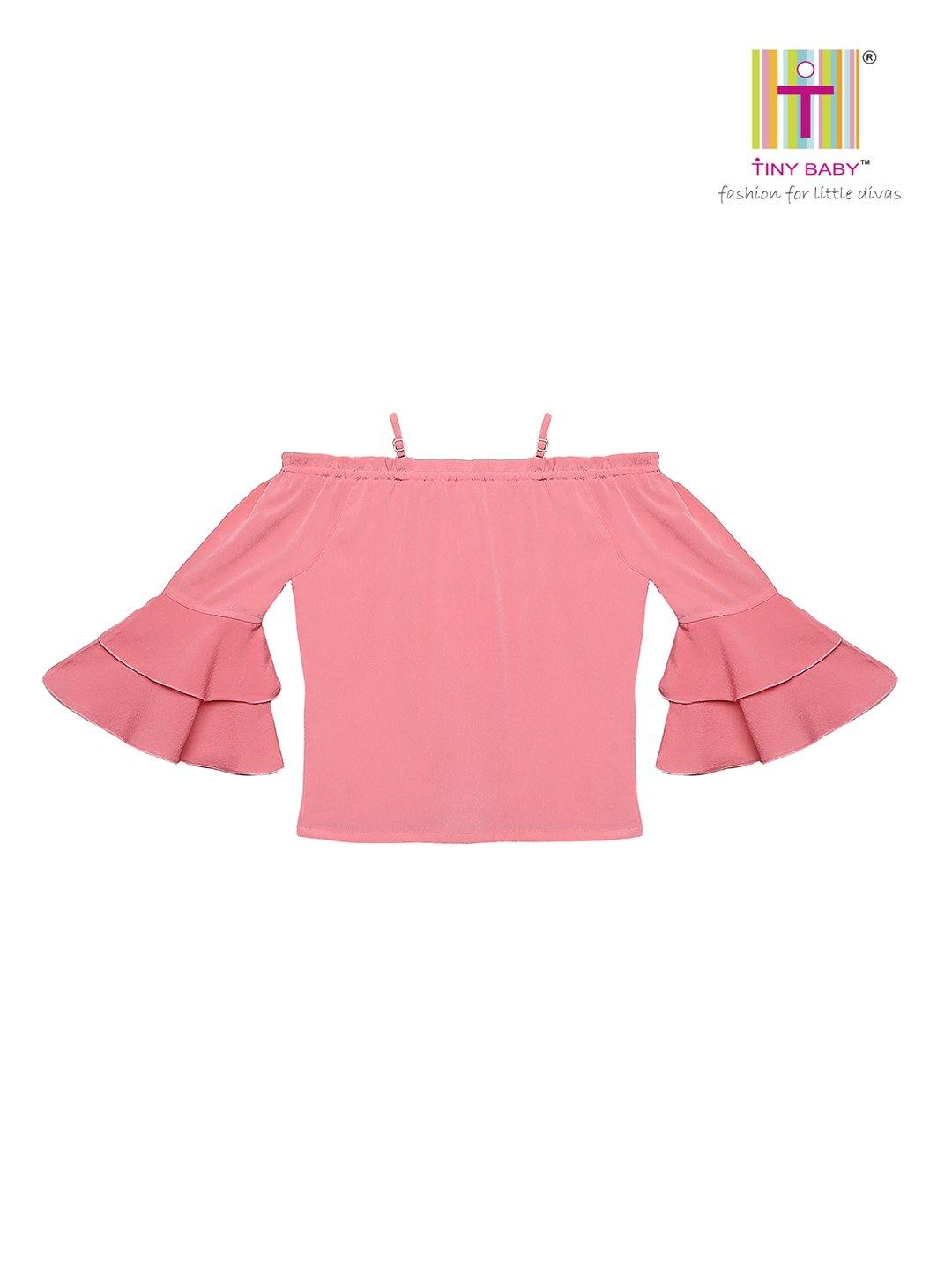 Tiny Baby Pink Colored Top - TINY BABY INDIA shop.tinybaby.in