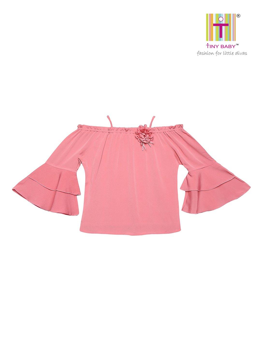 Tiny Baby Pink Colored Top - TINY BABY INDIA shop.tinybaby.in