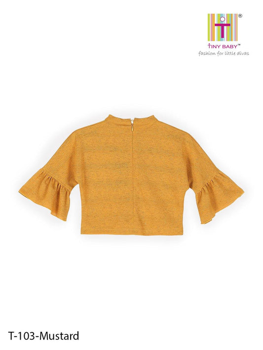 Tiny Baby Mustard Colored Top T-103-Mustard - TINY BABY INDIA shop.tinybaby.in
