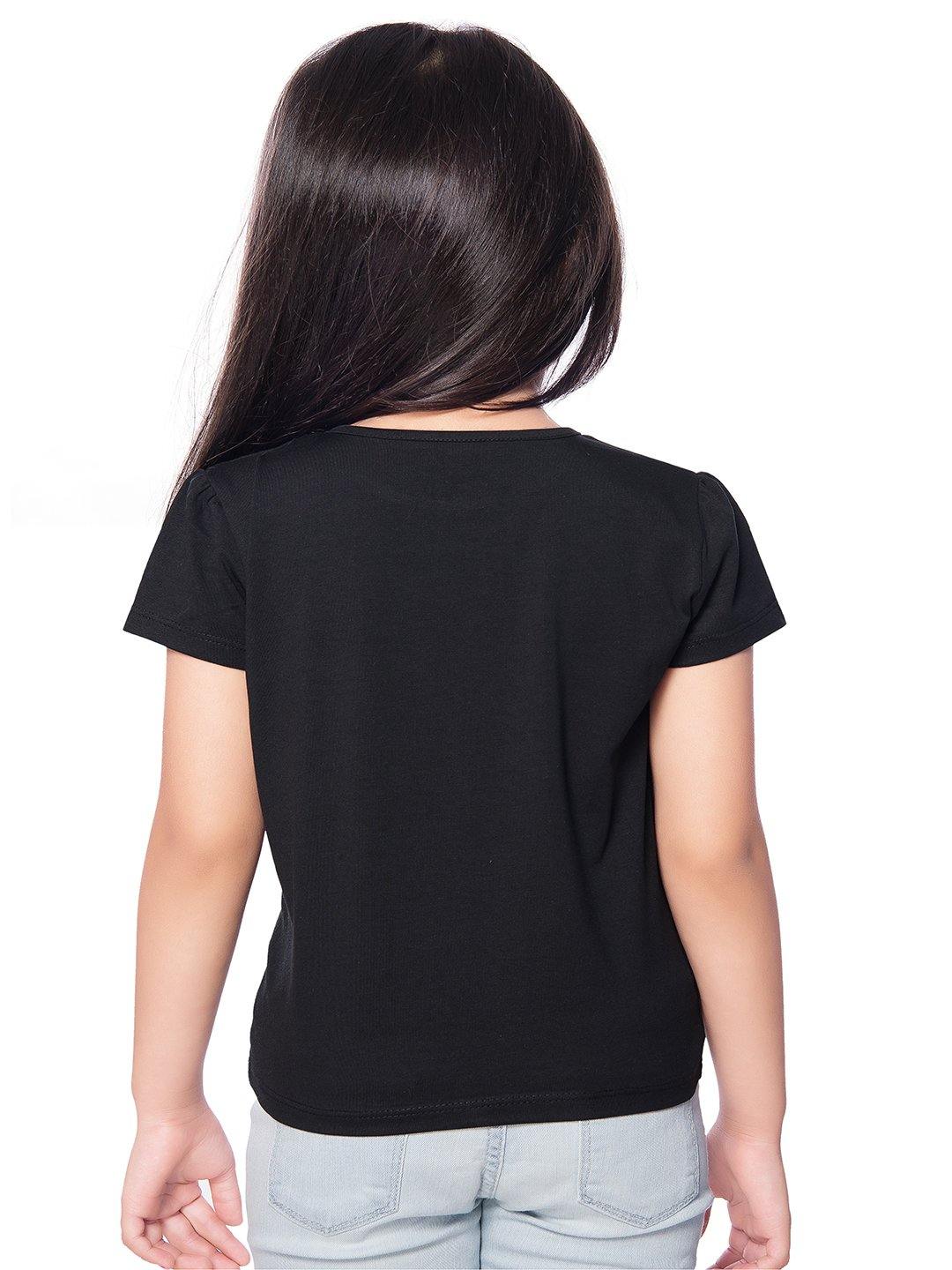 Tiny Baby Black Colored Top - T-107 Black - TINY BABY INDIA shop.tinybaby.in