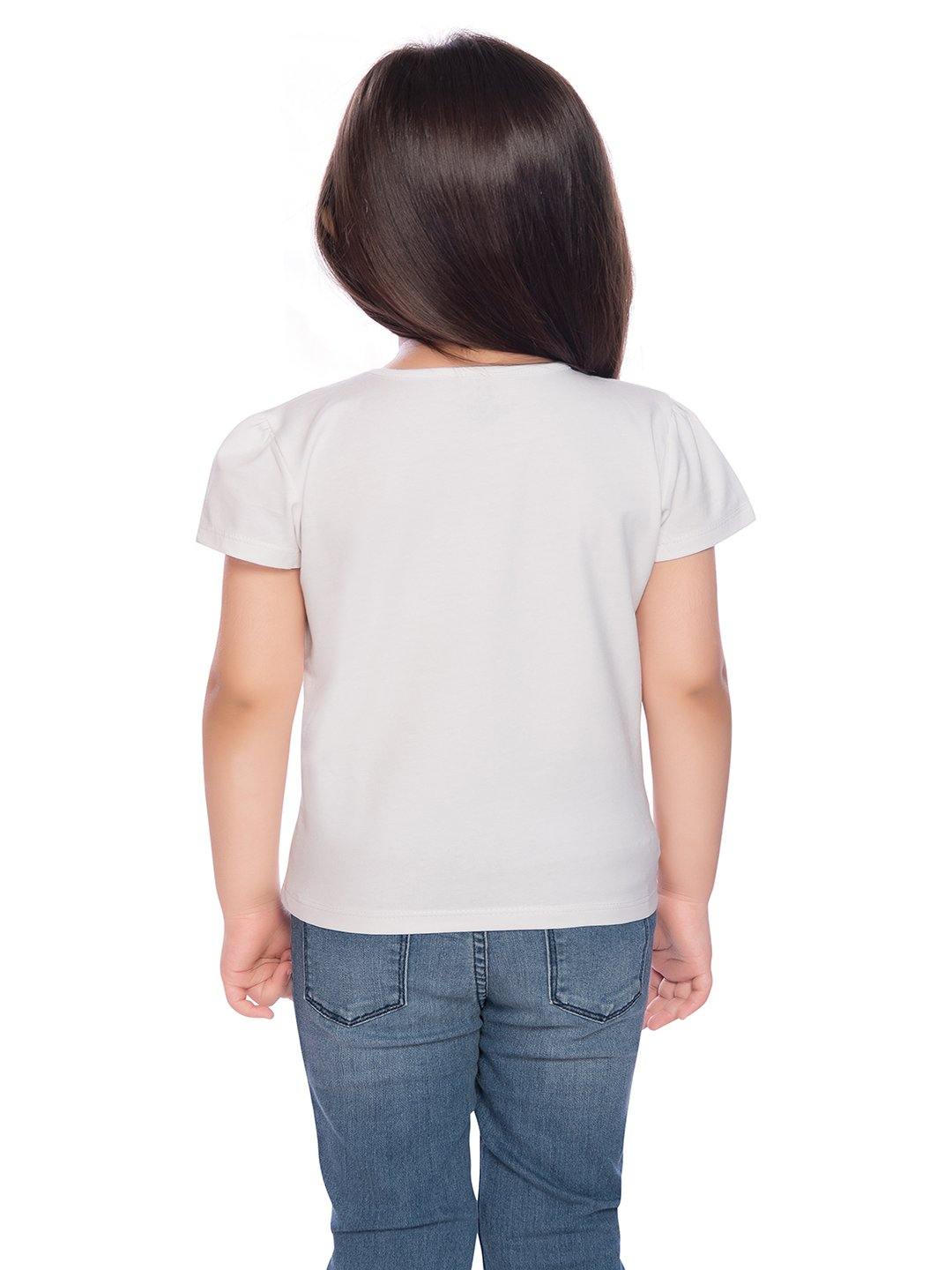 Tiny Baby White Colored Top - T-107 White - TINY BABY INDIA shop.tinybaby.in