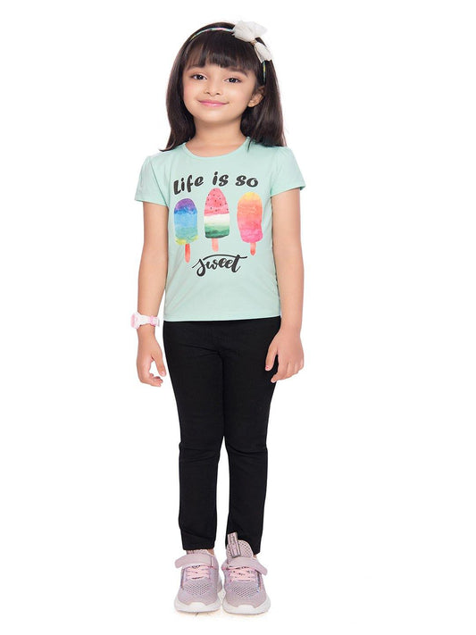 Tiny Baby Aqua Green Colored Top - T-108 Aqua Green - TINY BABY INDIA shop.tinybaby.in