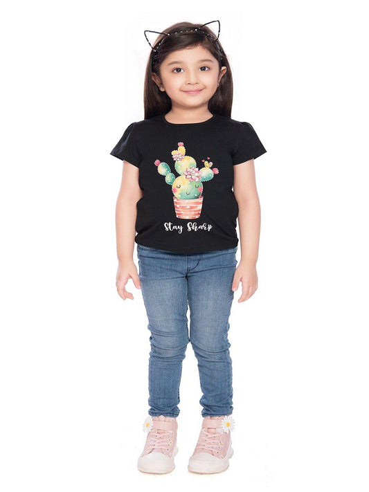 Tiny Baby Black Colored Top - T-110 Black - TINY BABY INDIA shop.tinybaby.in