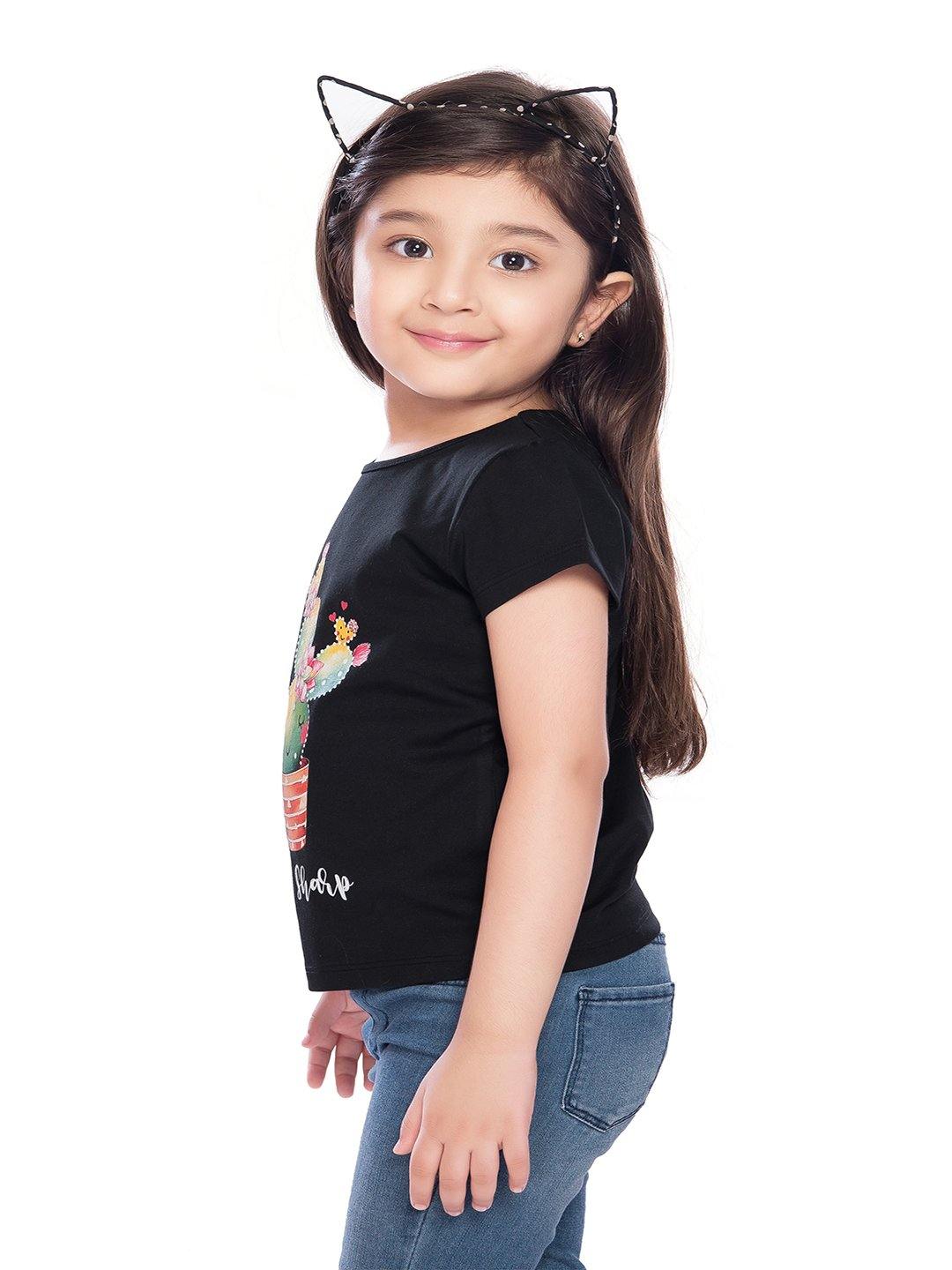 Tiny Baby Black Colored Top - T-110 Black - TINY BABY INDIA shop.tinybaby.in