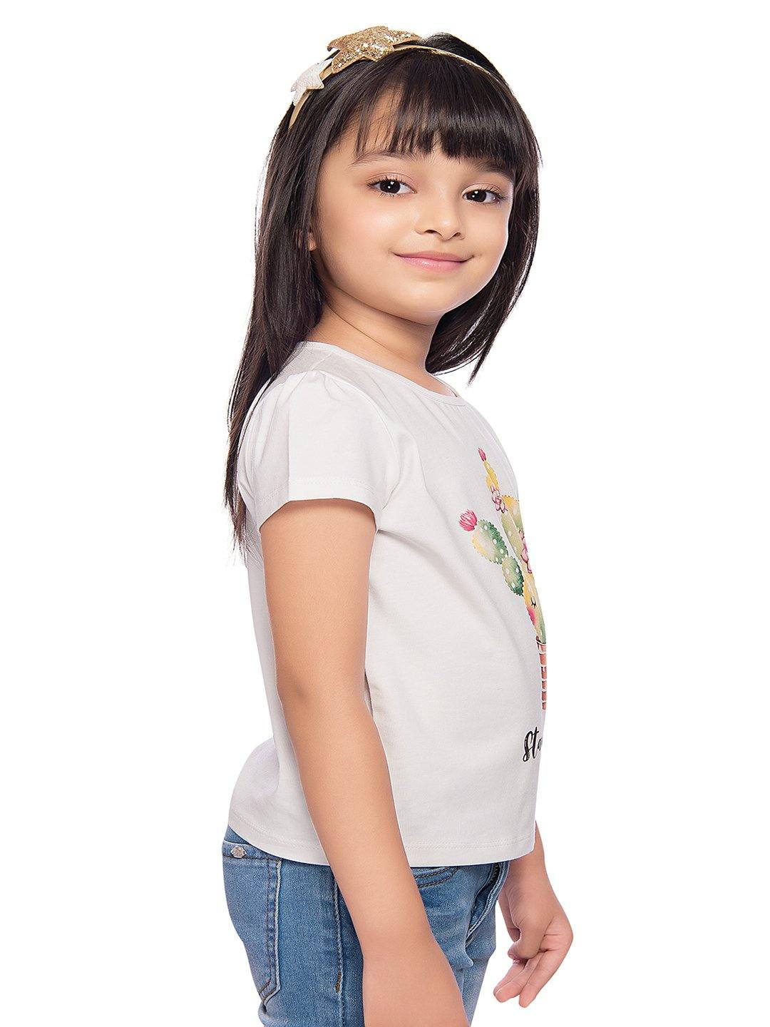 Tiny Baby White Colored Top - T-110 White - TINY BABY INDIA shop.tinybaby.in