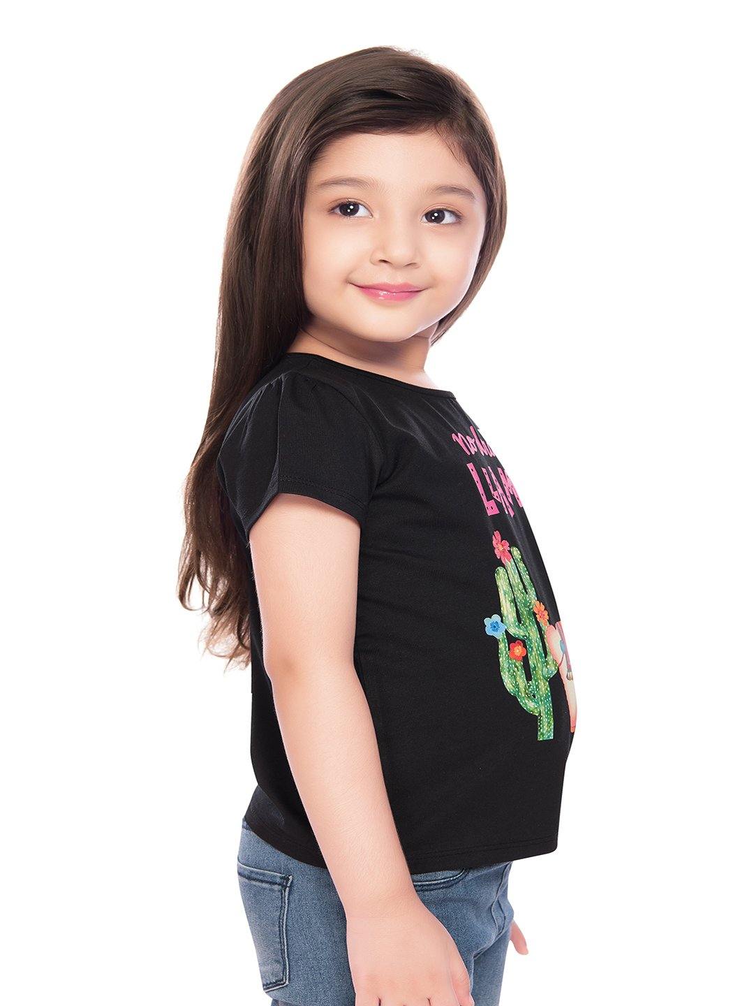 Tiny Baby Black Colored Top - T-111 Black - TINY BABY INDIA shop.tinybaby.in