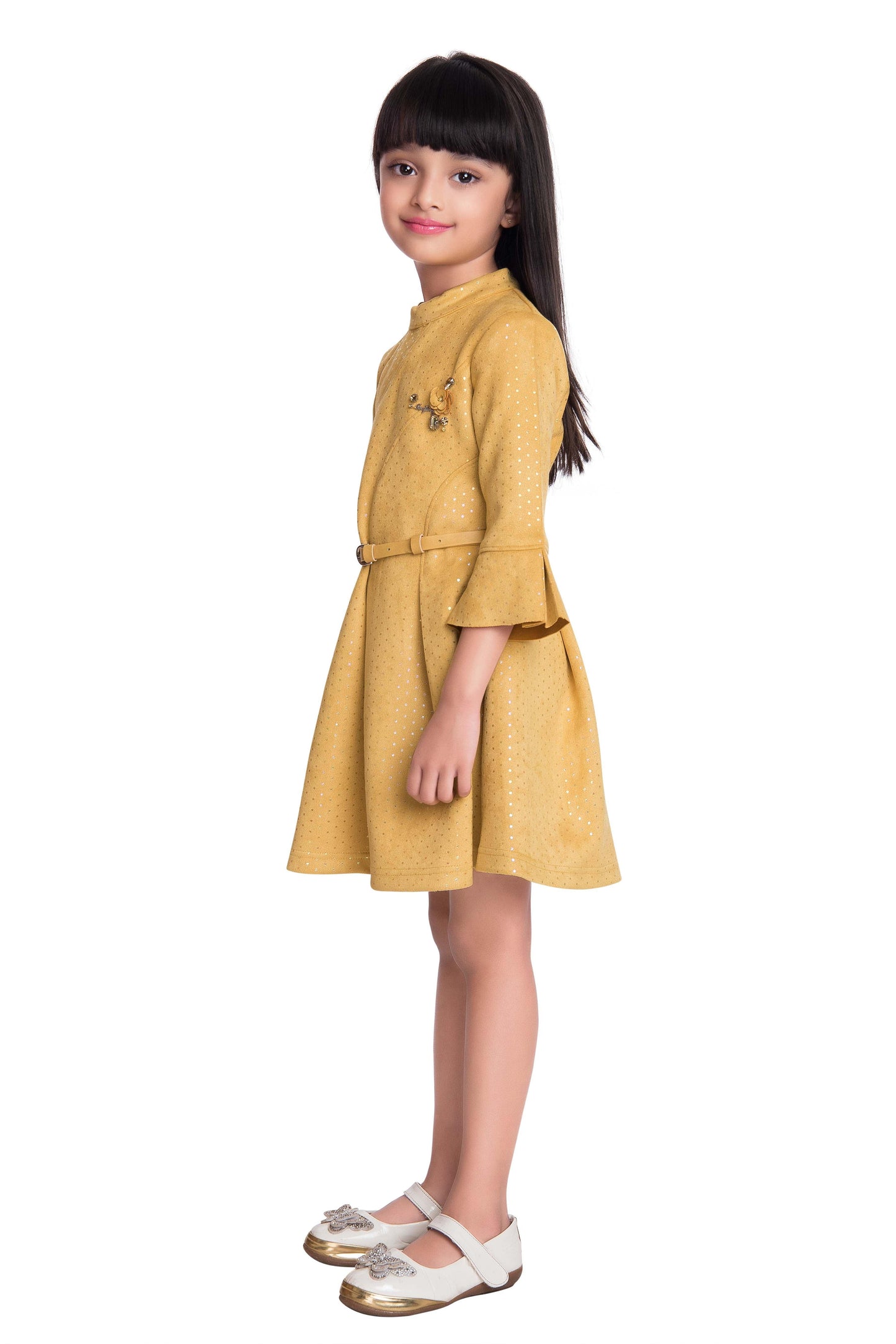 Tiny Baby Mustard Colored Dress - 2022 Mustard - TINY BABY INDIA shop.tinybaby.in