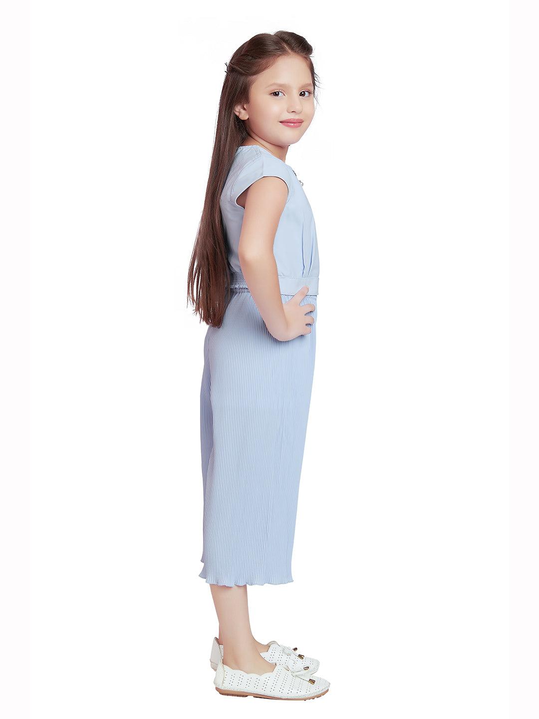 Tiny Baby Sky Blue Colored Culottes- 2091 Sky Blue - TINY BABY INDIA shop.tinybaby.in