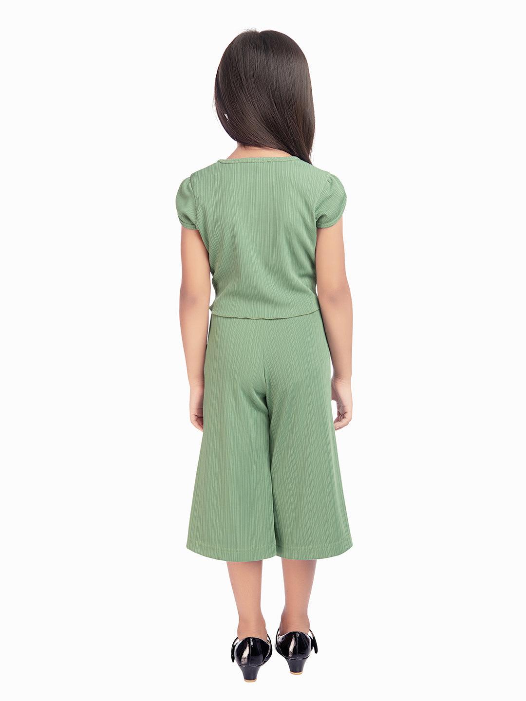Tiny Baby Green Colored Culottes-2090 Green - TINY BABY INDIA shop.tinybaby.in