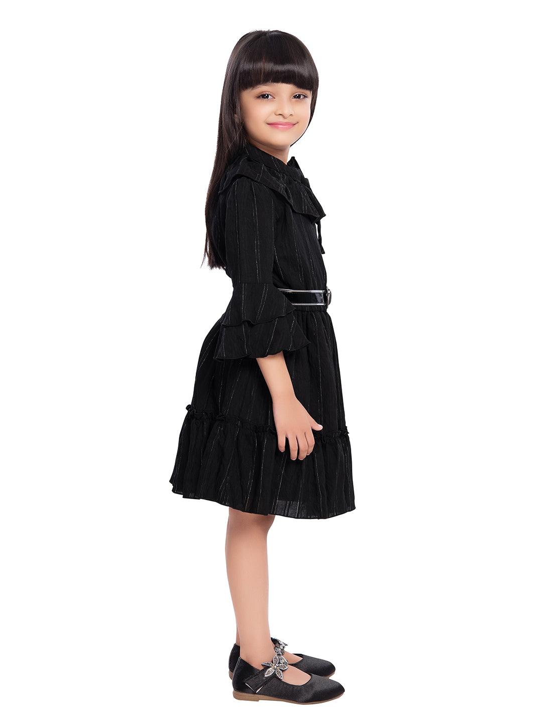 Tiny Baby Black Colored Dress - 2060 Black - TINY BABY INDIA shop.tinybaby.in
