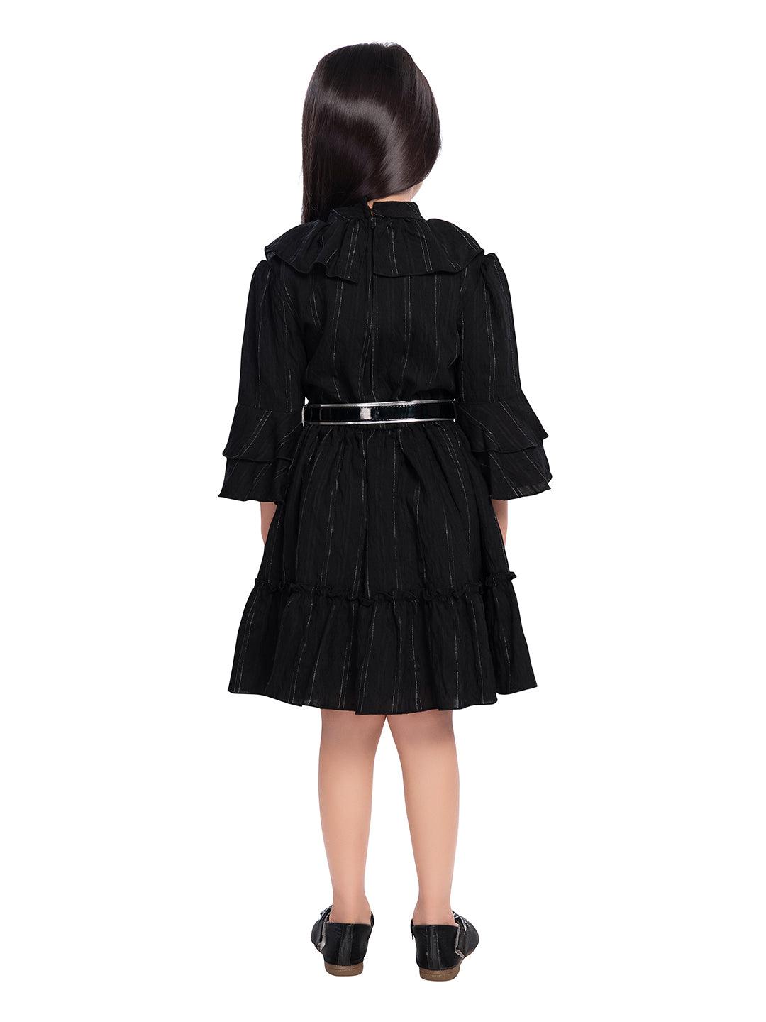 Tiny Baby Black Colored Dress - 2060 Black - TINY BABY INDIA shop.tinybaby.in